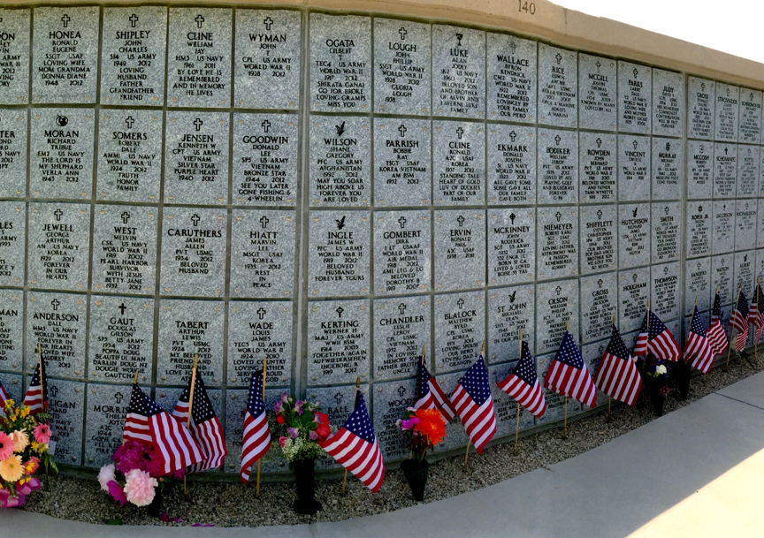 Gilbert T. Ogata at VA cemetery