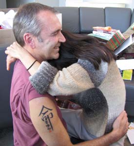 A customer's tattoo, 命あゆみ