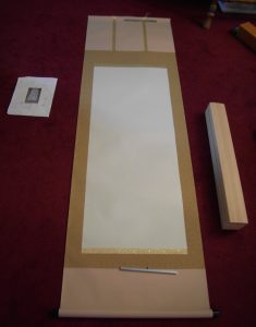 Custom Japanese Scrolls - A Beautiful Scroll and Kiri Gift Box