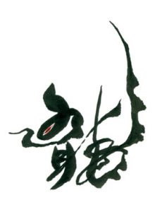 Eri_Takase_Japanese_Calligraphy_Dragon_Design_ryuu