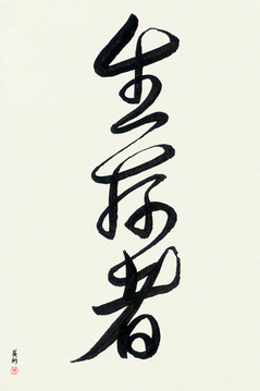 Japanese Calligraphy Get Well Wishes - Survivor (seizonsha) - Copyright © 2017 Takase Studios, LLC. All Rights Reserved.